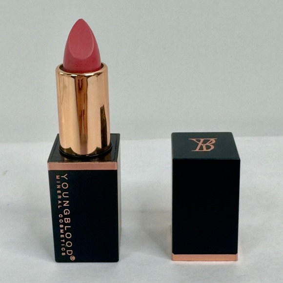 Youngblood Mineral Cosmetics Lipstick Rosewater Full Size Makeup Beauty Lips - Picture 3 of 12